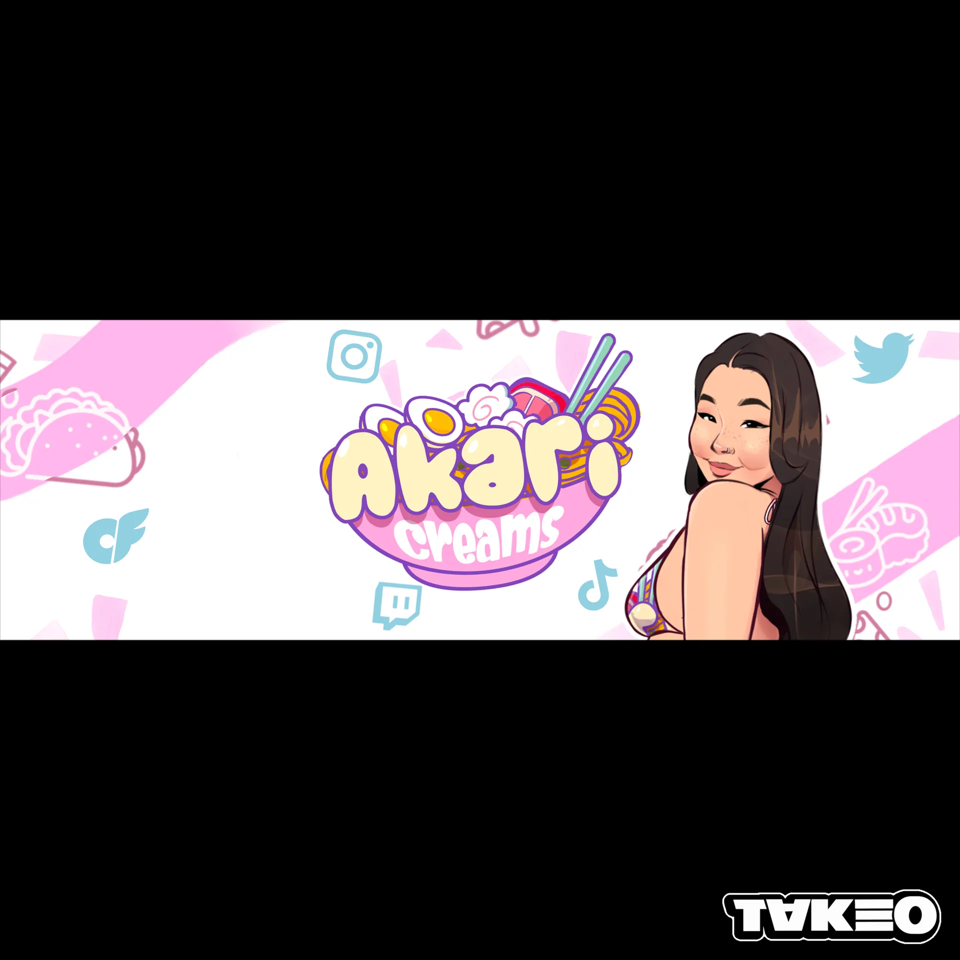Akari Creams OnlyFans header