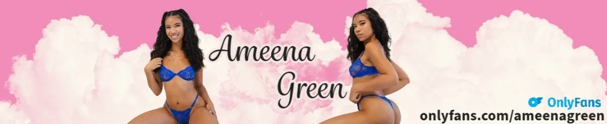 Ameena Green OnlyFans header