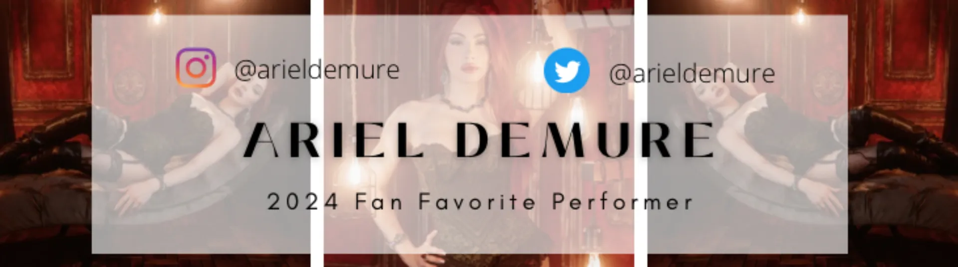 Ariel Demure OnlyFans header