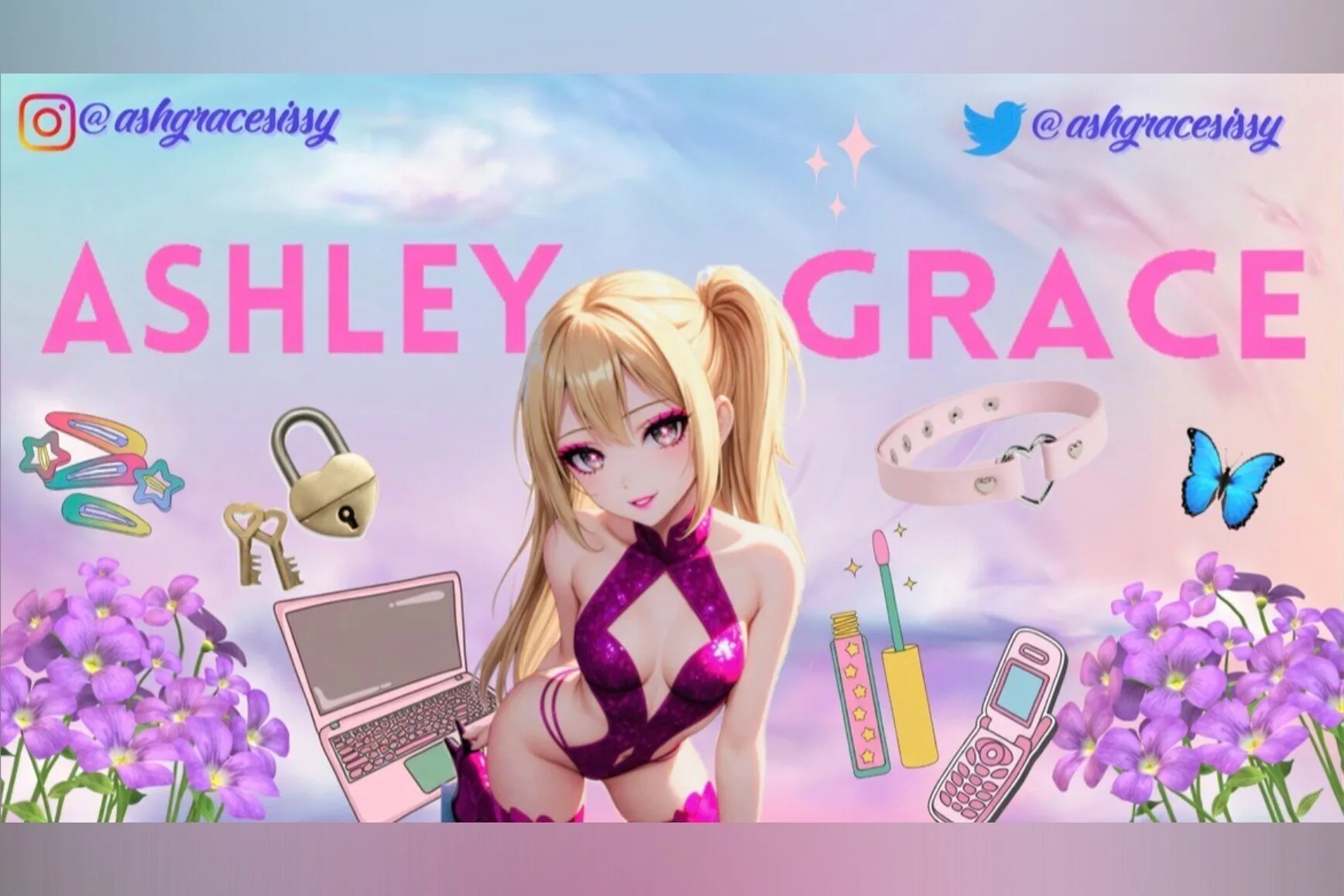 🦋 𝒜𝓈𝒽𝓁𝑒𝓎 𝒢𝓇𝒶𝒸𝑒 🦋 NO PPV 💖 OnlyFans header