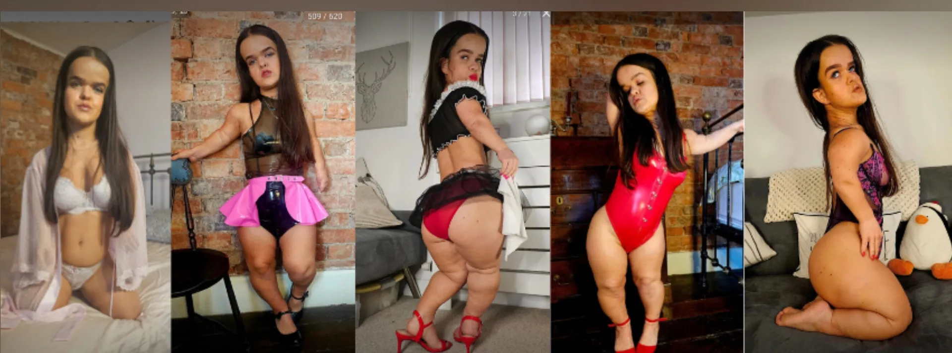 Cait, Britain's smallest glamour model OnlyFans header