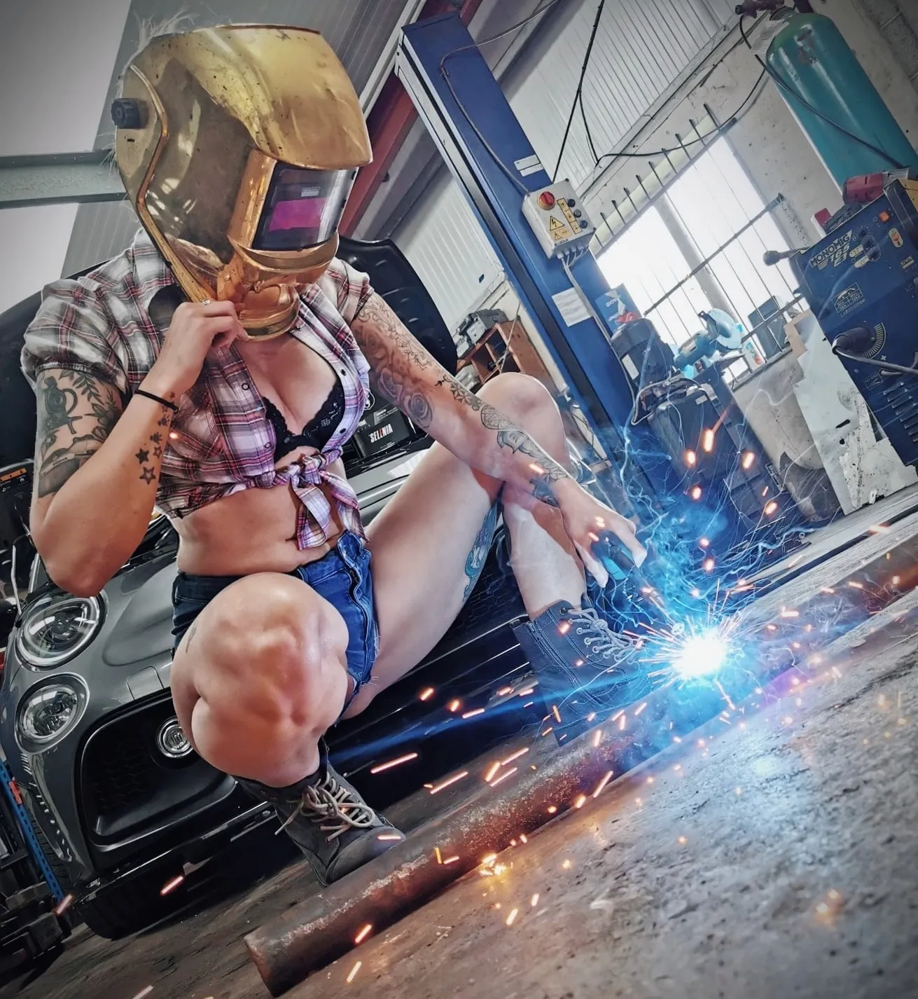 Tattooed Biker Girl OnlyFans header