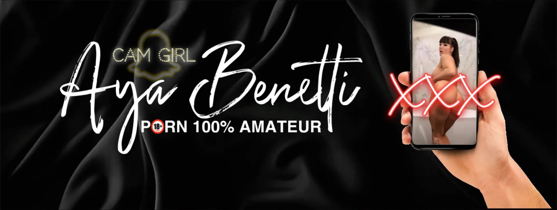 Aya Benetti OnlyFans header