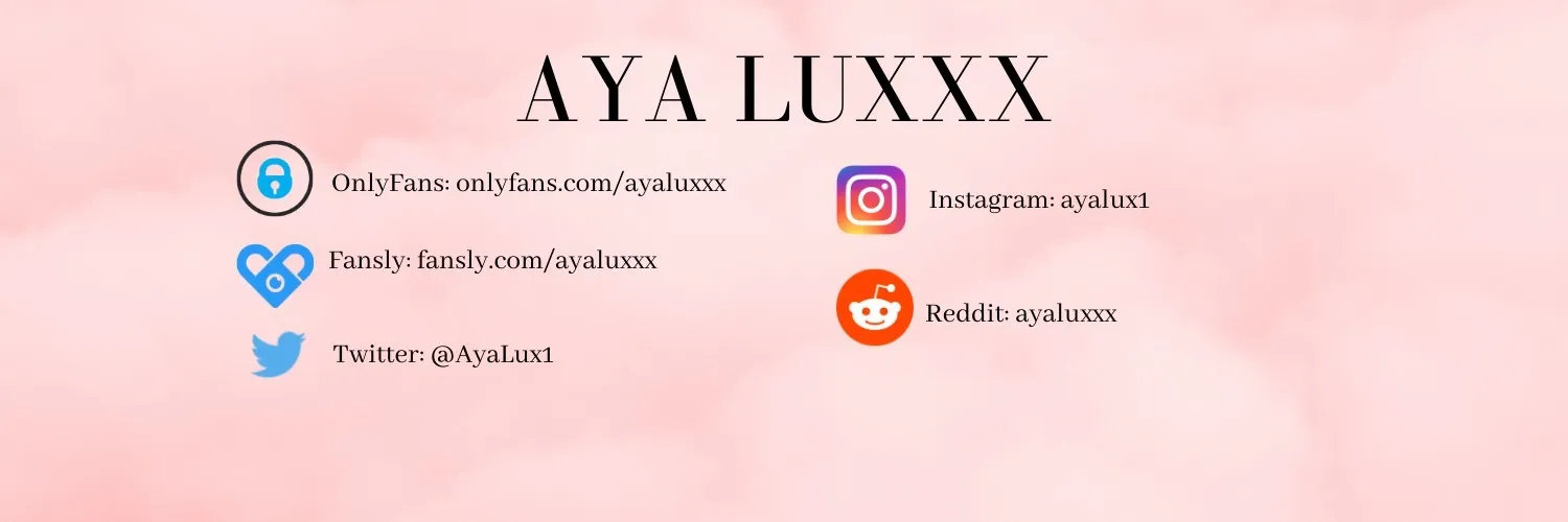 Aya Lux OnlyFans header