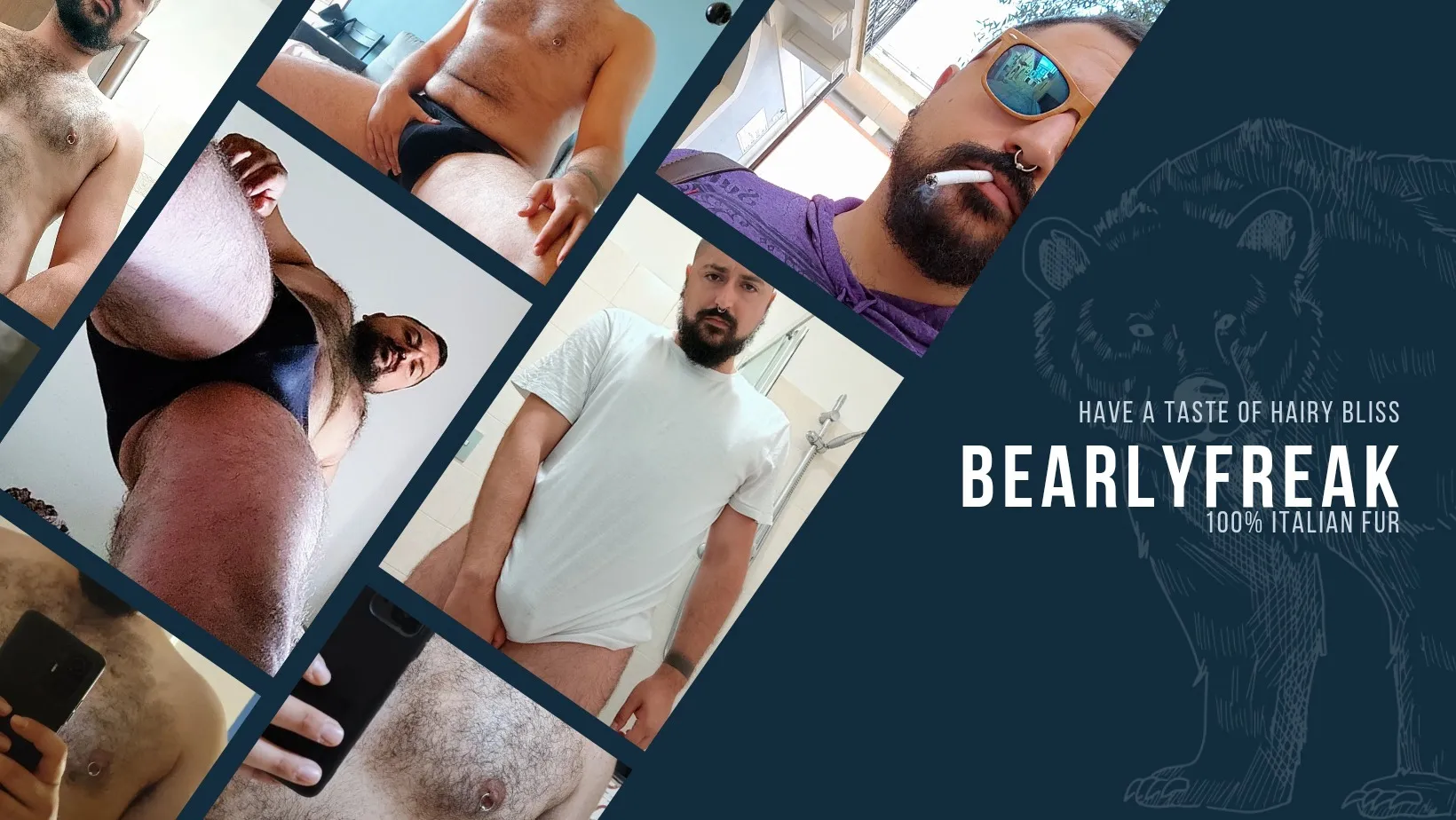 Bearlyfreak OnlyFans header