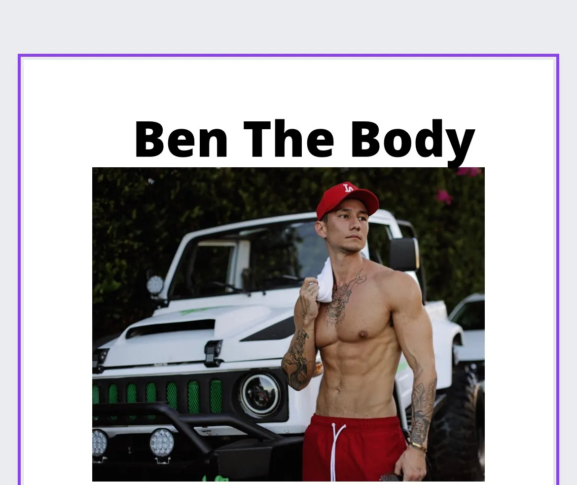 Ben OnlyFans header