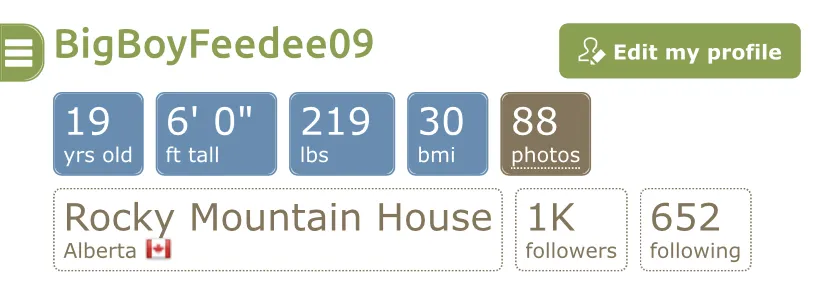 Big Boy Feedee OnlyFans header