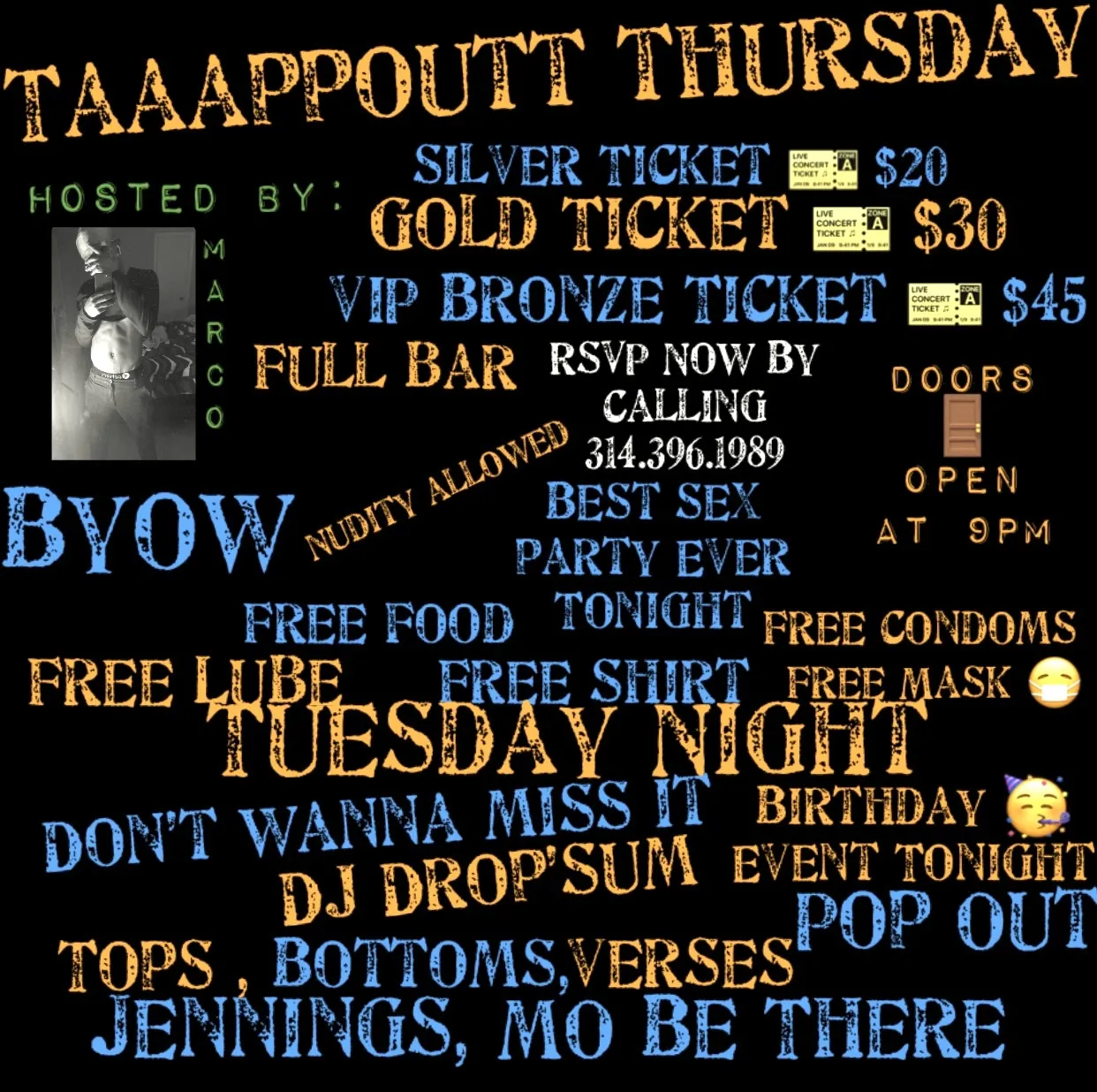 Marco Sex Parties OnlyFans header