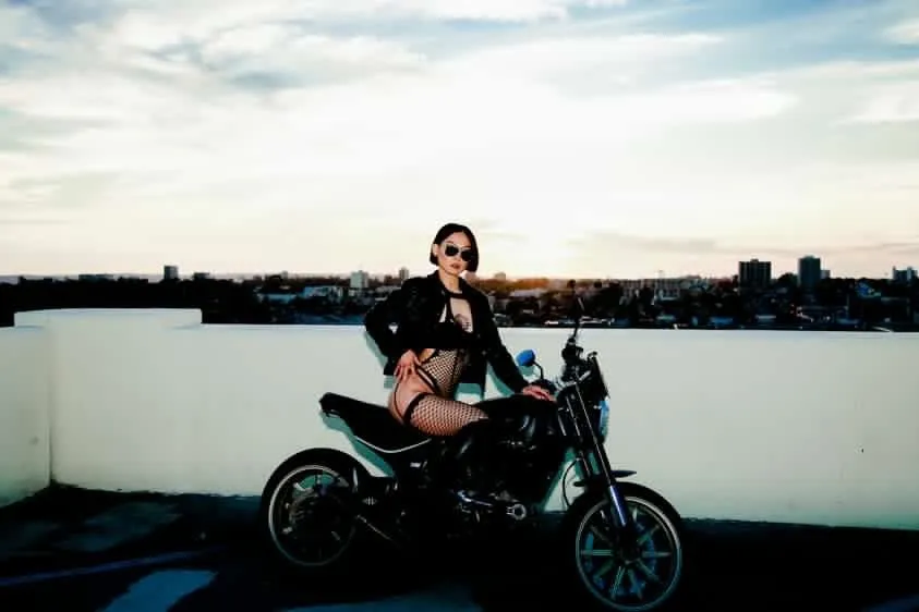 Biker Chick Bleu OnlyFans header