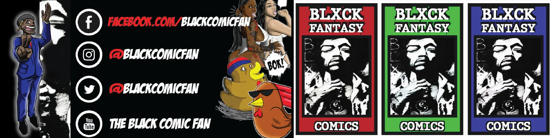 Black Fantasy Comics &amp; Animation OnlyFans header