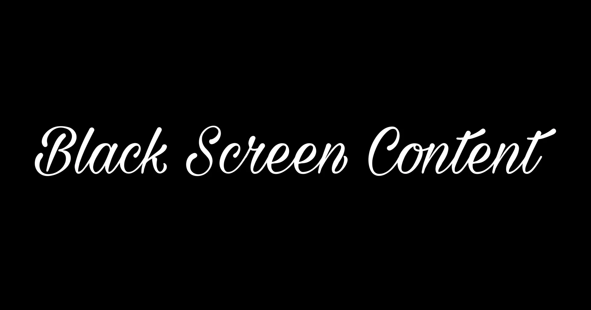 Black Screen Content OnlyFans header