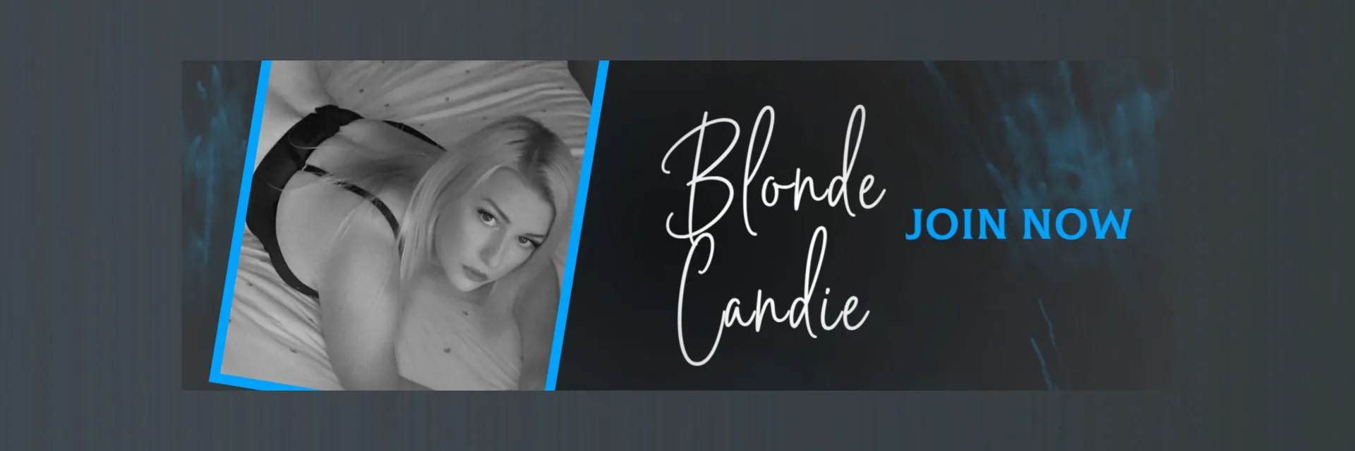 BlondeCandie OnlyFans header