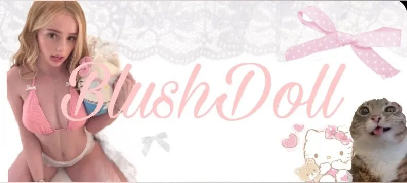 Blush Doll OnlyFans header