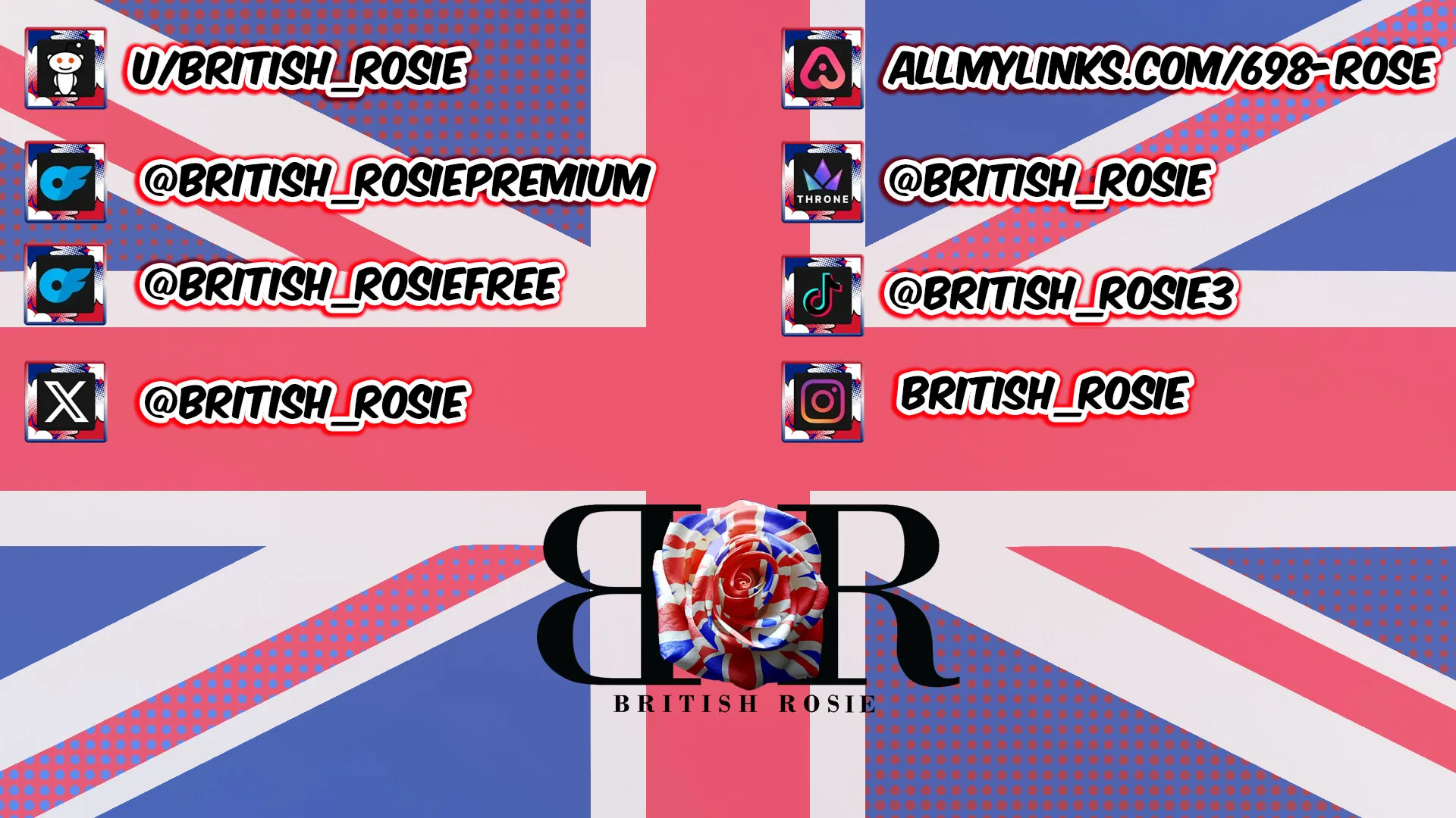 British Rosie OnlyFans header