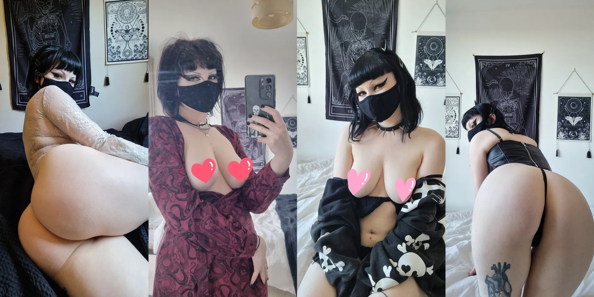 𝕮𝖆𝖑𝖑𝖎𝖊 💀 Alt/Goth Babe 🖤🤍 OnlyFans header