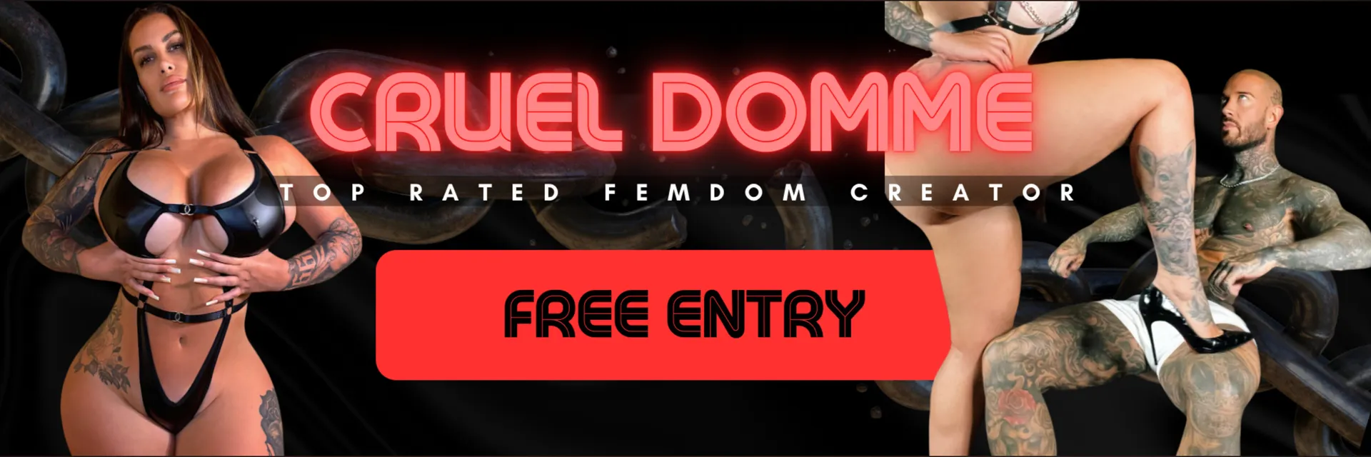 CRUEL DOMME OnlyFans header