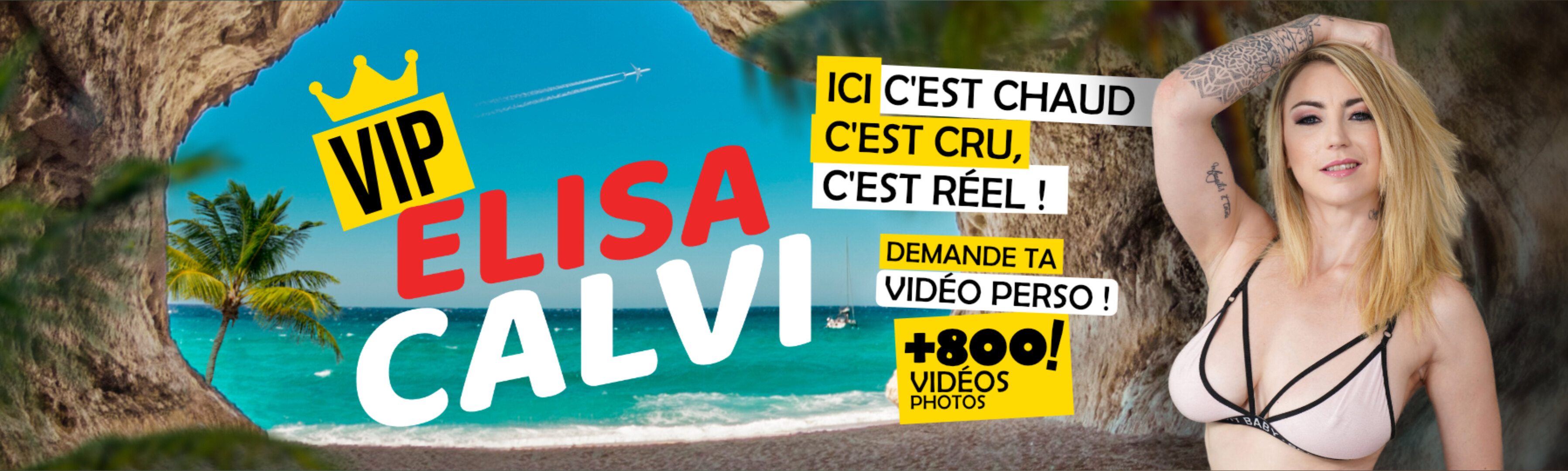 Elisa Calvi OnlyFans header