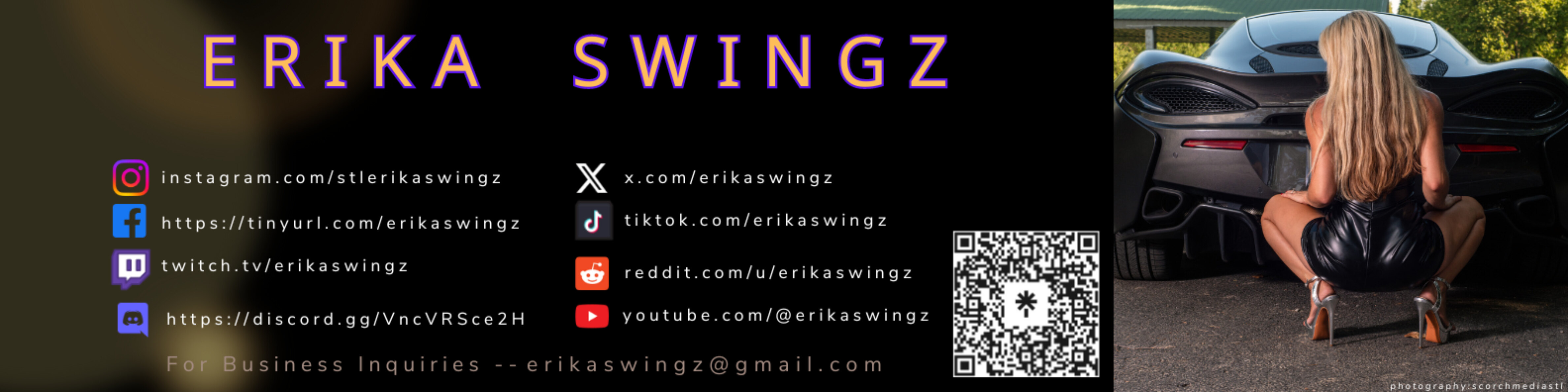 Erika Swingz OnlyFans header