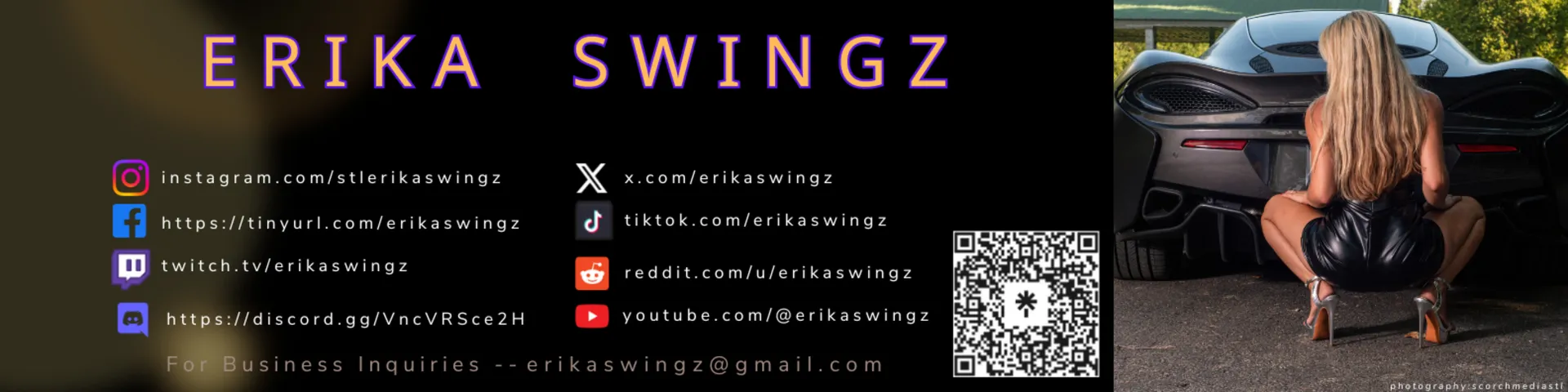 Erika Swingz OnlyFans header