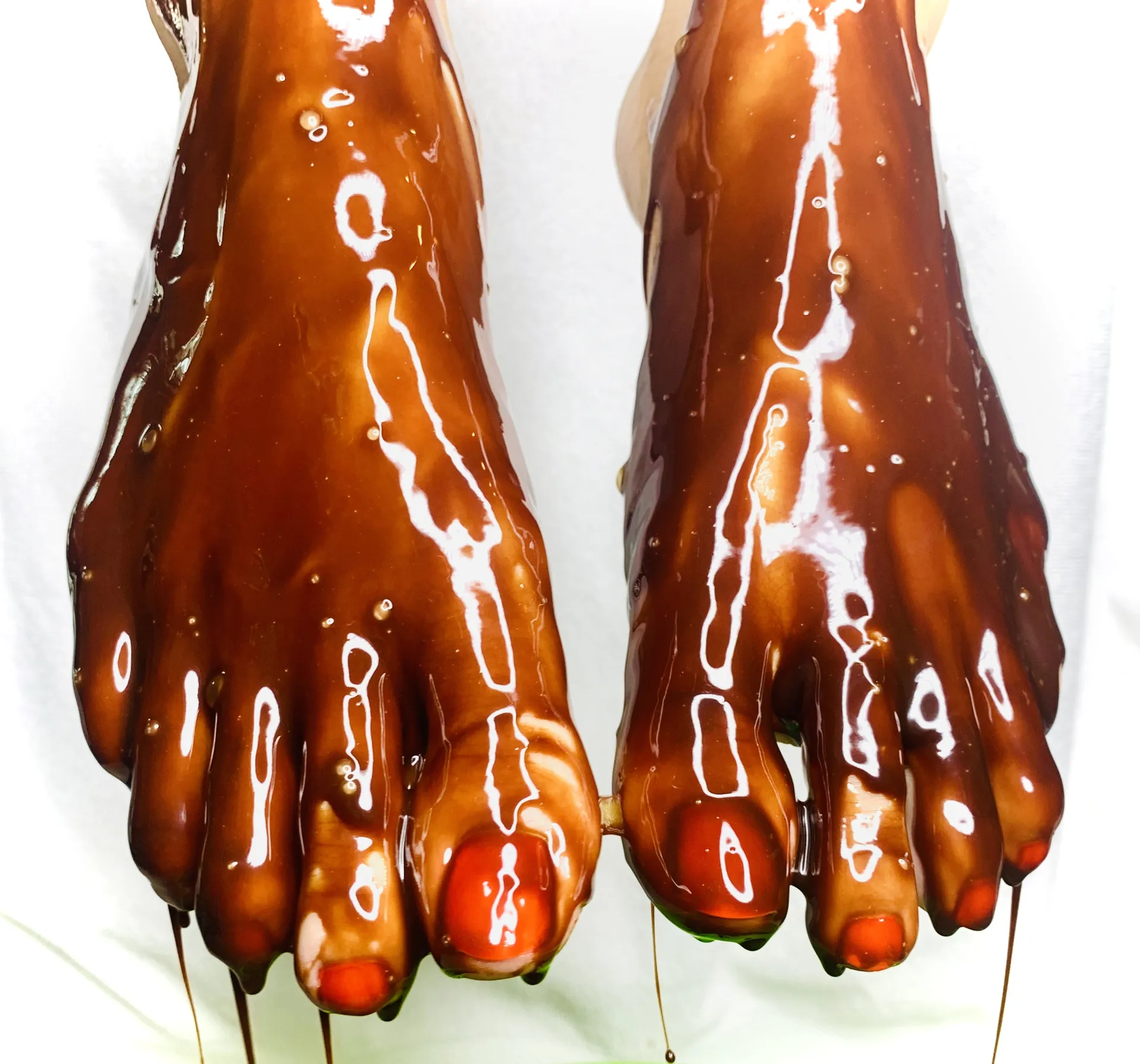 Ebony and Ivory Feet for Foodies