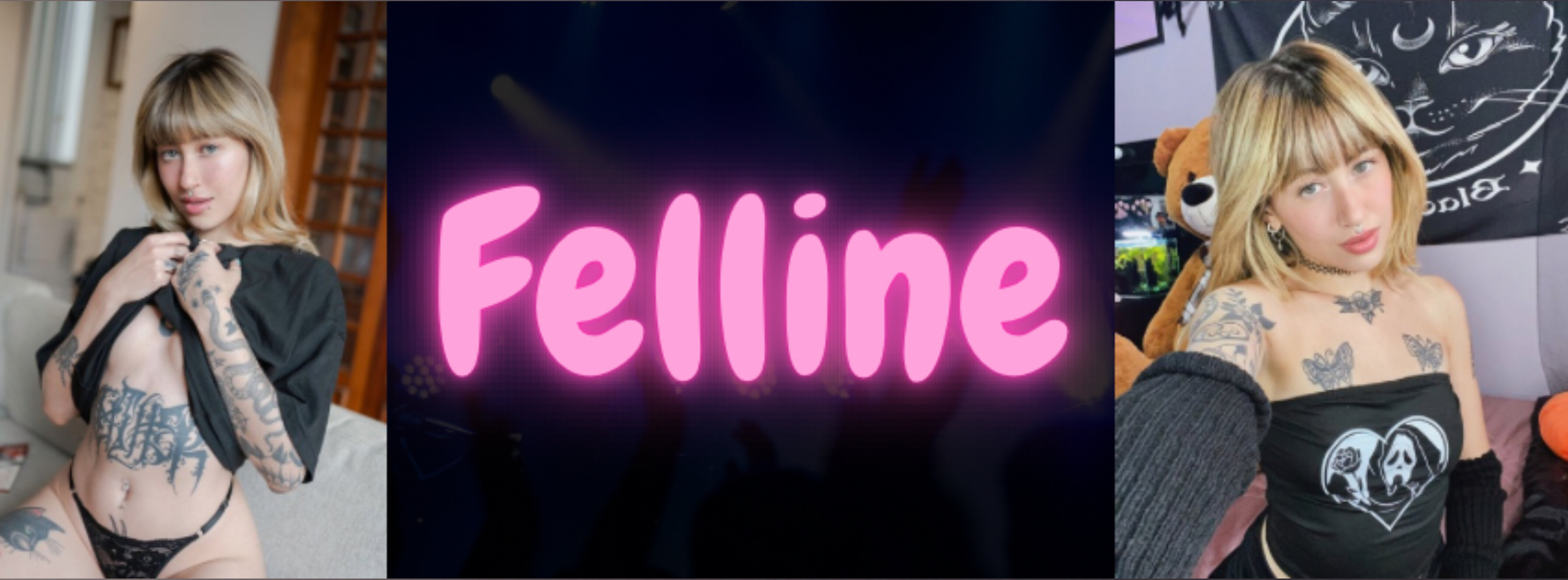 𝐅𝐞𝐥𝐥𝐢𝐧𝐞 ⭐️ your hot girl next door 🥵💦 OnlyFans header