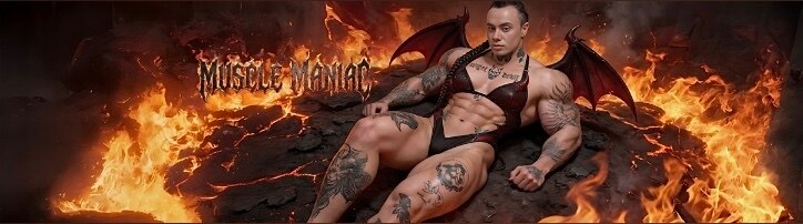 Muscle maniac OnlyFans header