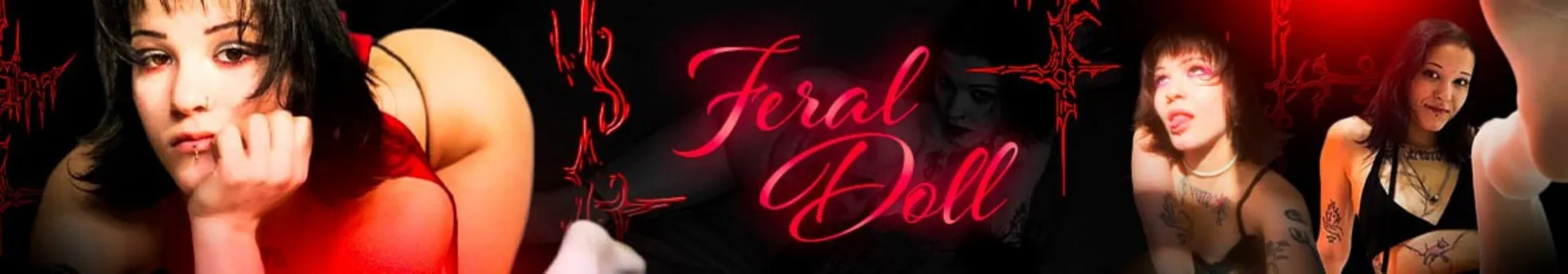 Feral Doll 😈 OnlyFans header