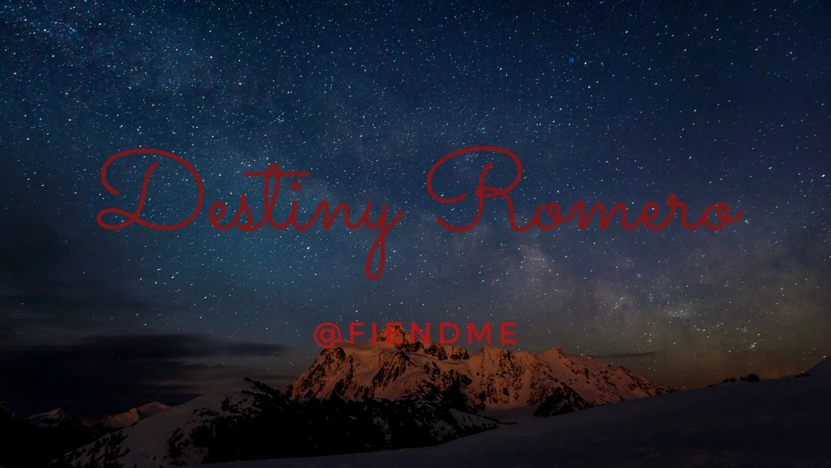 Destiny Romero OnlyFans header