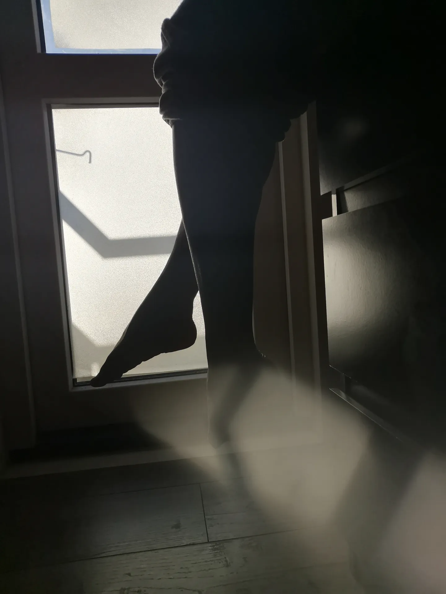 Footsies above the table