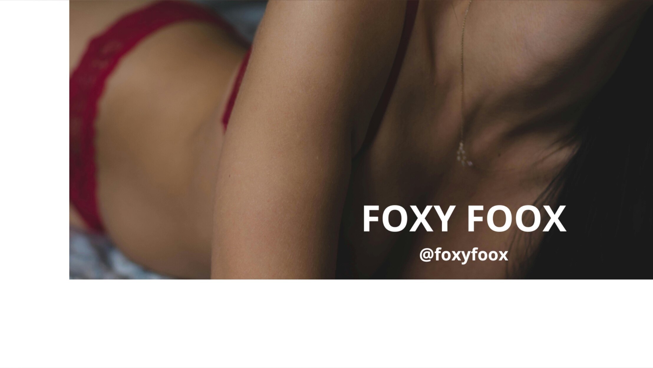 FoxyFox OnlyFans header