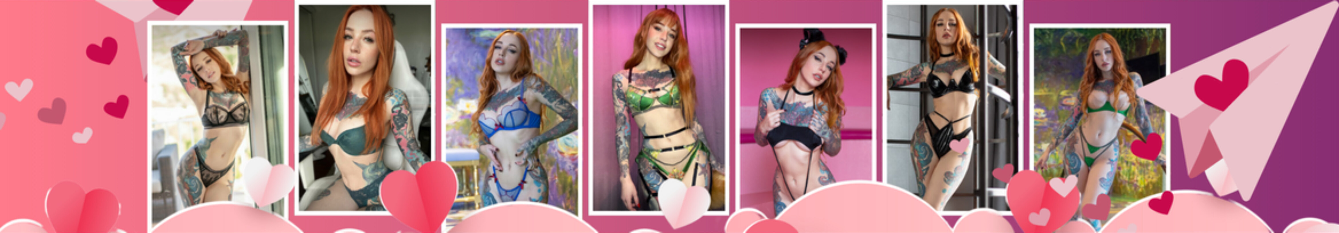 Yana 🦊 Your inked ginger 😋 OnlyFans header