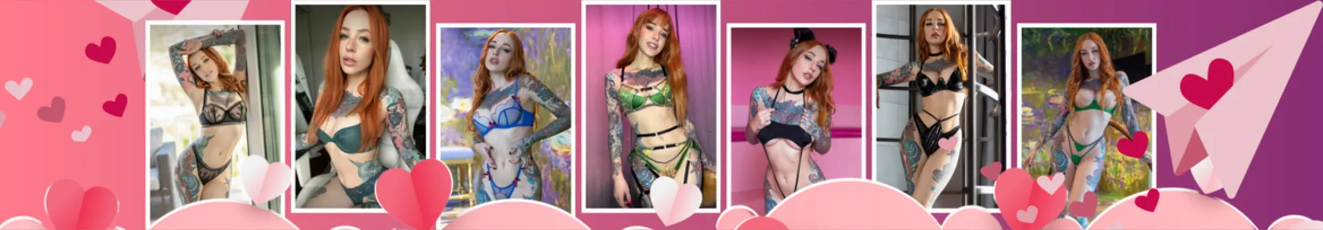 Yana 🦊 Your inked ginger 😋 OnlyFans header