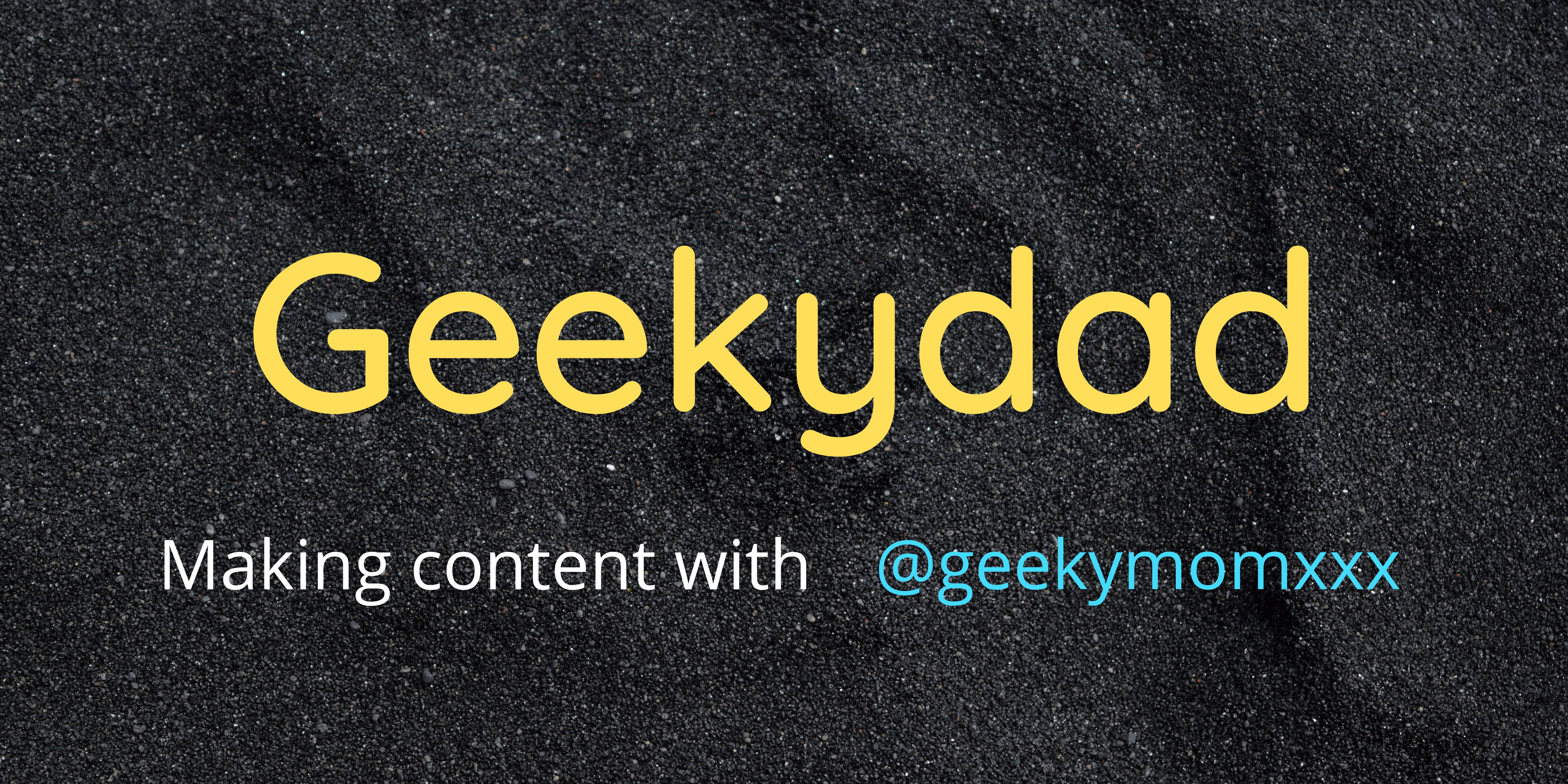 Geekydad OnlyFans header