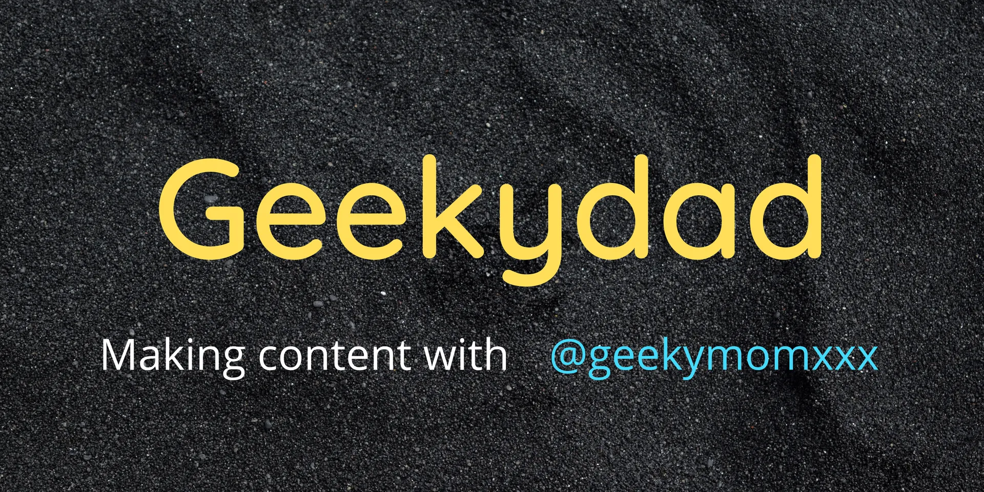 Geekydad OnlyFans header