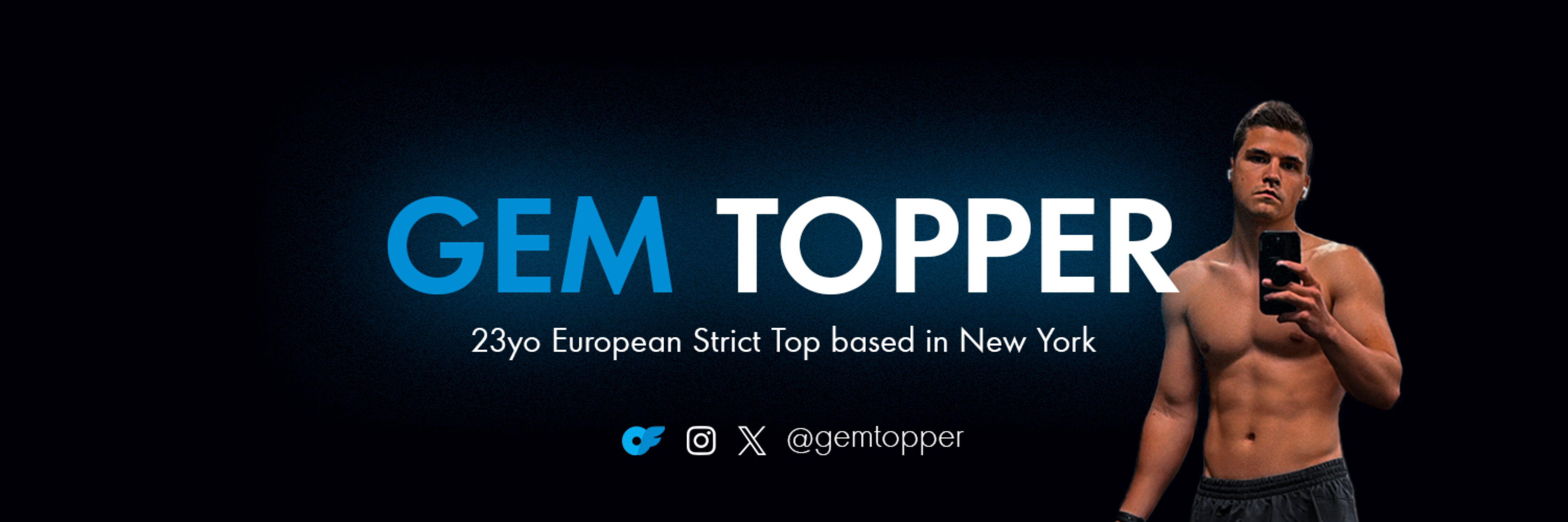 Gem Topper OnlyFans header