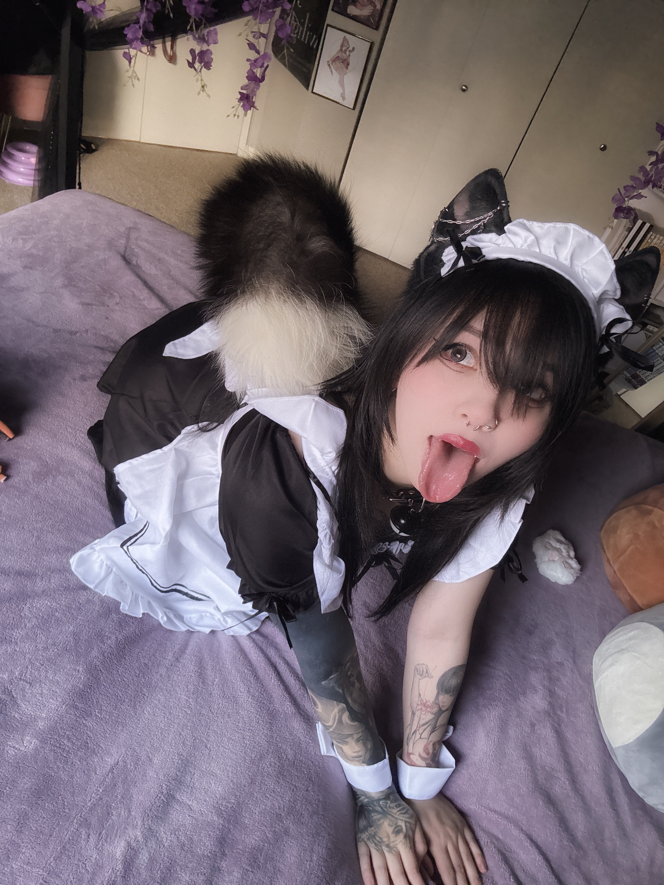 Filipina long tongue pup 🐶 OnlyFans header