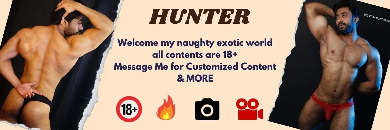 Hunter OnlyFans header