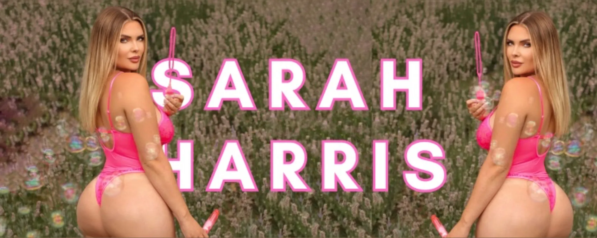 Sarah Harris OnlyFans header
