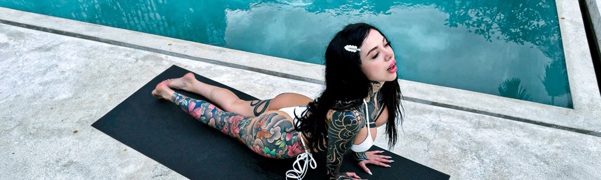 Mia 🖤 #1 Inked Yoga Waifu on Onlyfans 🖤 OnlyFans header
