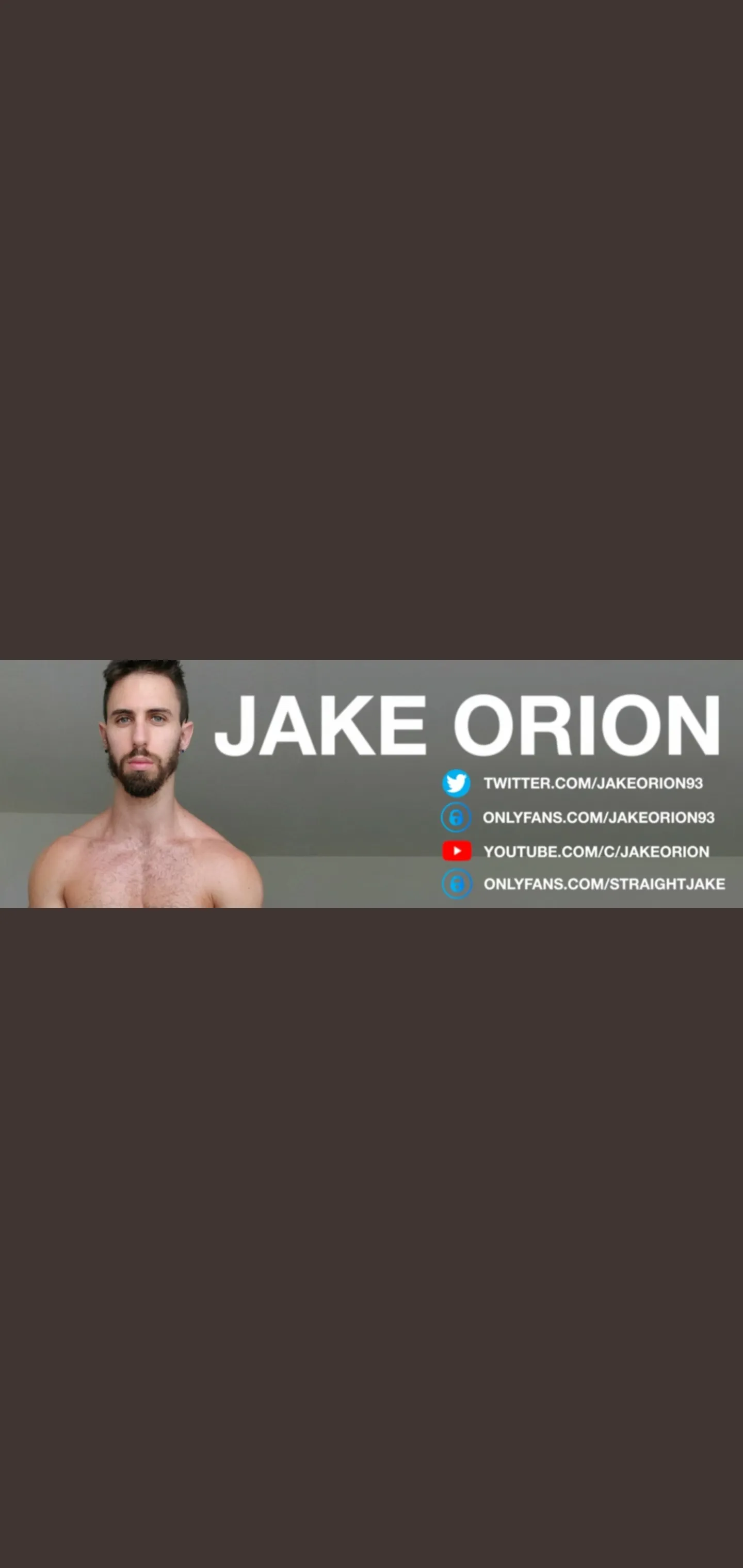Jake Orion OnlyFans header
