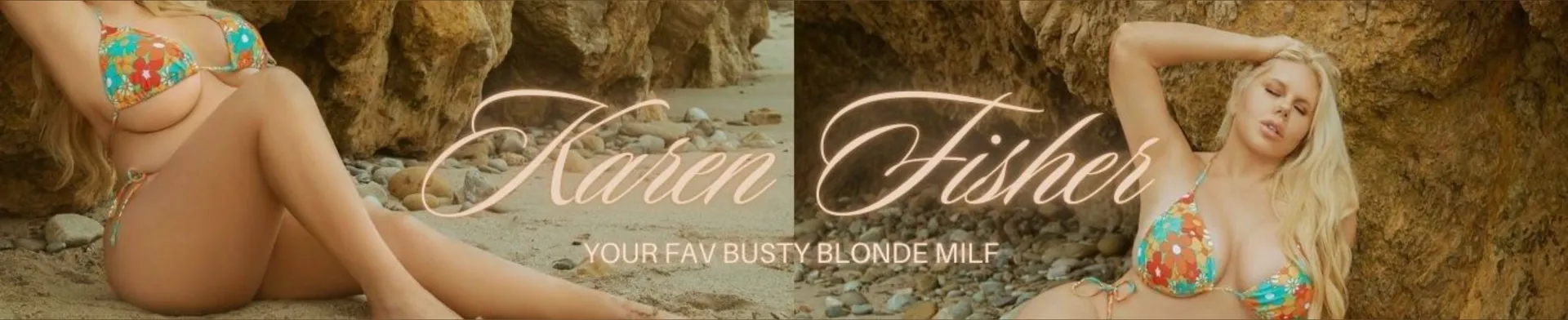 Karen Fisher OnlyFans header