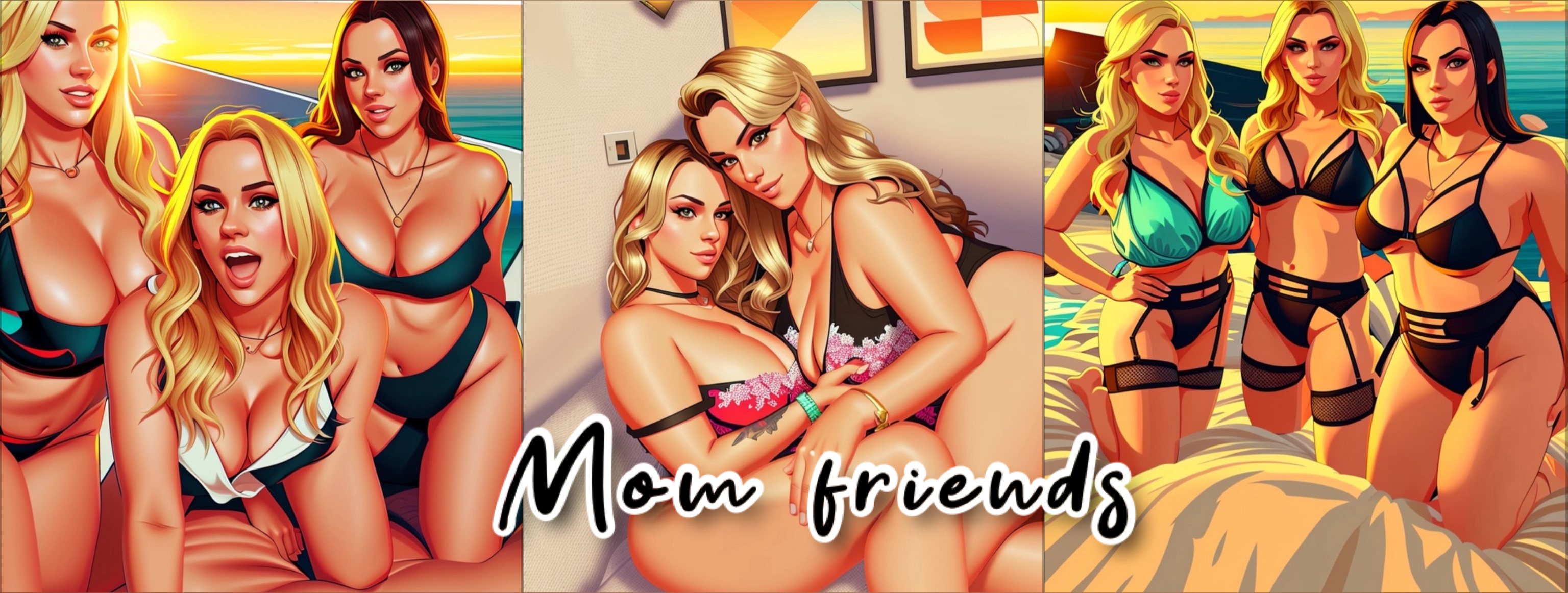 Hot mom friends OnlyFans header