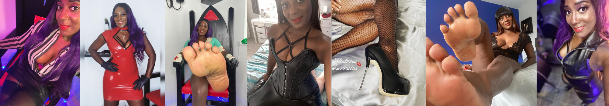Mistress Lorraine Femdom Amazonian OnlyFans header