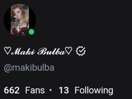 Follow @makibulba OnlyFans header