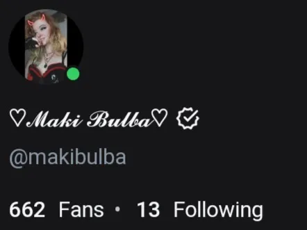 Follow @makibulba OnlyFans header