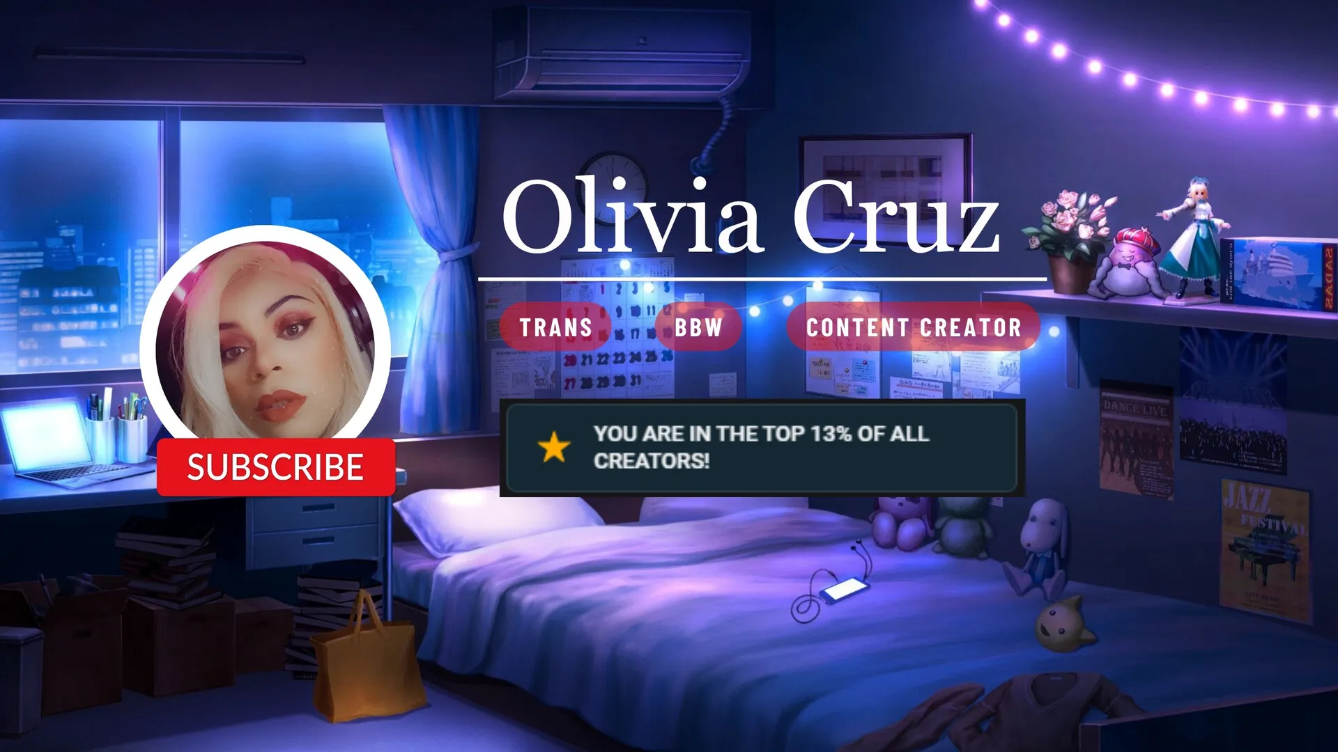 Olivia OnlyFans header