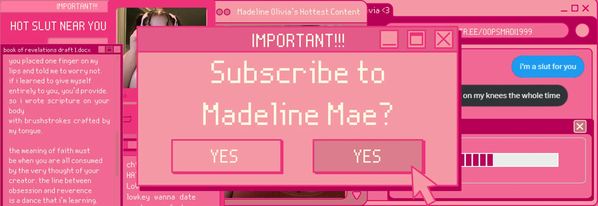 ˖⁺‧₊˚♡˚₊‧⁺˖ Madeline Mae ˖⁺‧₊˚♡˚₊‧⁺˖ OnlyFans header