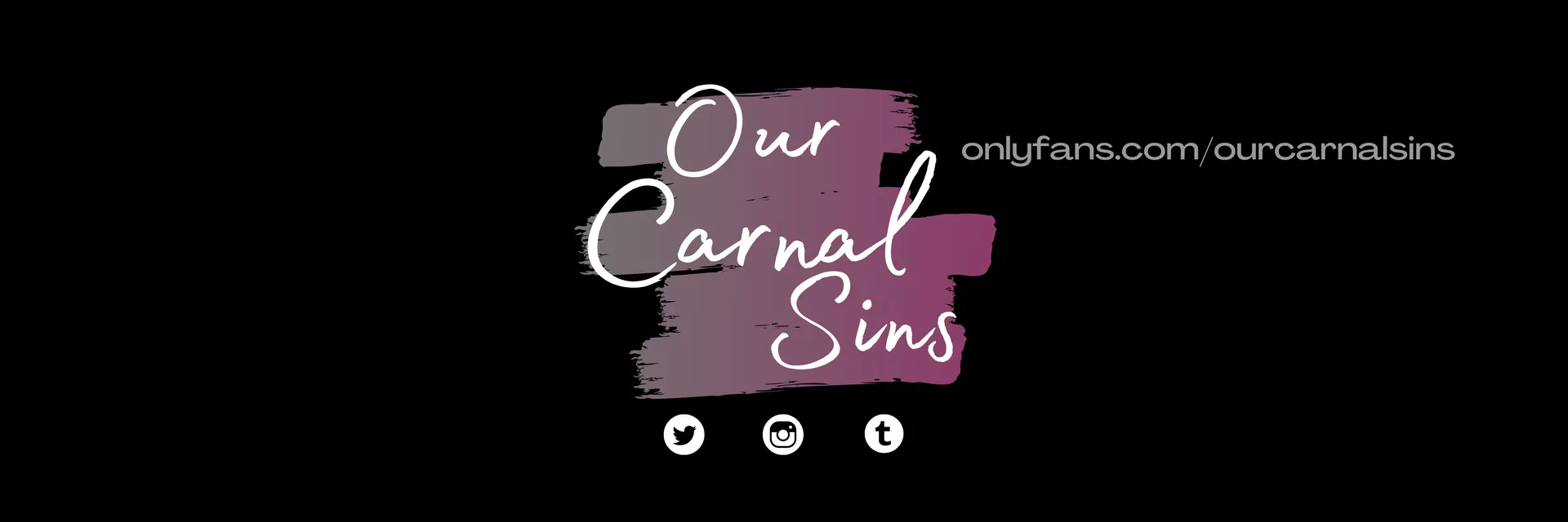 Our Carnal Sins OnlyFans header