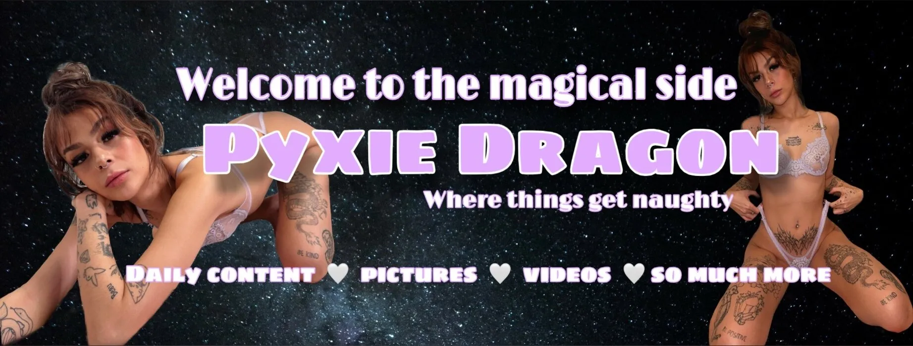 pyxiedragon OnlyFans header