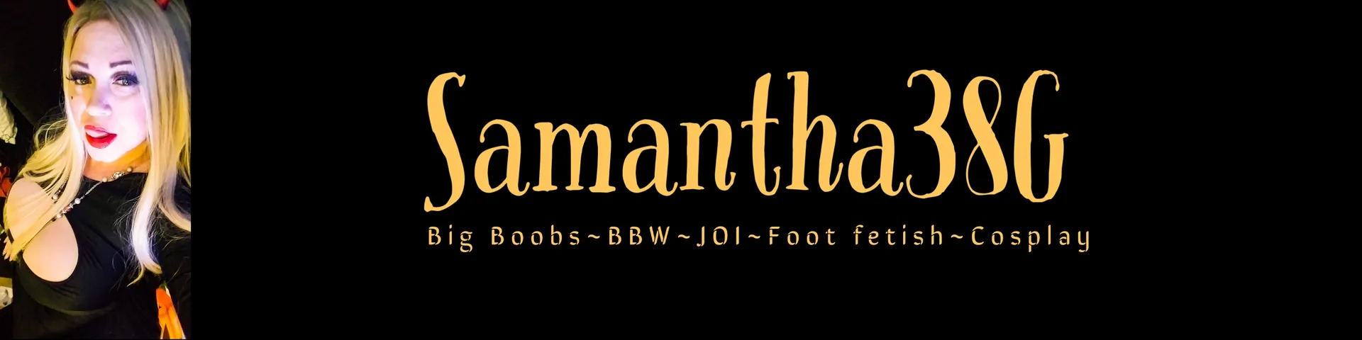 Samantha38g OnlyFans header